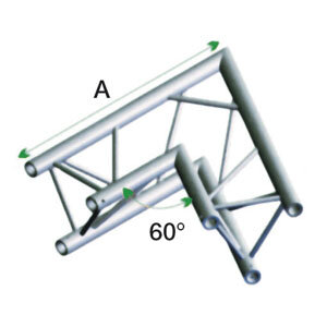 Milos Pro-30 Triangle P Truss, Corner, ACB20, corner 60°