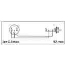 DAP-Audio XGA32, Adapter/Verbinder, 3-pol XLR männlich auf Cinch männlich