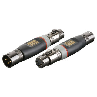 DAP-Audio XGA36, Adapter/Verbinder, 3-pol XLR männlich auf 3-pol XLR weiblich, Phase Reverse