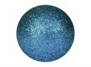 Deco Ball 3,5cm, blue, glitter 48x
