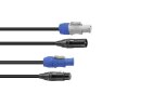Sommer-Cable Combi Cable DMX PowerCon/XLR 10m