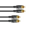 Sommer-Cable Onyx 2x2 Cinchkabel 2x0,25mm² 0,5m