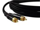 Sommer-Cable Onyx 2x2 Cinchkabel 2x0,25mm² 0,5m