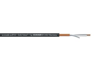 Sommer-Cable Microphone cable 2x0.14 100m bk CICADA