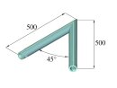 Alutruss Decolock DQ1-C19 2-Way Corner 45°