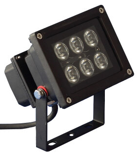 Pro Tech LED Outdoor Spot 6x 1W rot