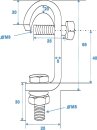 Eurolite TH-16 Clamp for Decotruss sil