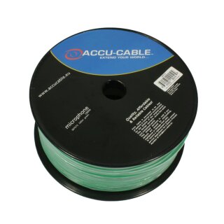 Accu Cable Mikrofonkabel AC-MC/100R-G, 100m Rolle, grün/green