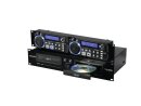 Omnitronic XCP-2800 Dual-CD-Player, Doppel-CD-Player, blau hinterleuchtet