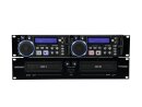 Omnitronic XCP-2800 Dual-CD-Player, Doppel-CD-Player, blau hinterleuchtet