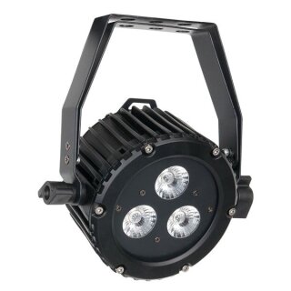 Showtec Power Spot 3 Q5, 3x 10 Watt LED, RGBWA, 25 Grad Abstrahlwinkel, flimmerfrei, lüfterlos, Doppelbügel