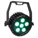 Showtec Power Spot 6 Q5, 6x 10 Watt LED, RGBWA, 25 Grad Abstrahlwinkel, flimmerfrei, lüfterlos, Doppelbügel