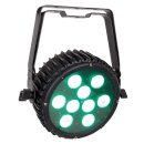 Showtec Power Spot 9 Q5, 9x 10 Watt LED, RGBWA, 25 Grad Abstrahlwinkel, flimmerfrei, lüfterlos, Doppelbügel