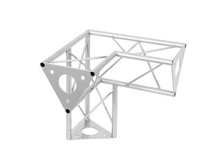 Alutruss Decotruss Ecke 3-Weg re SAL 33 silber, Abgang unten