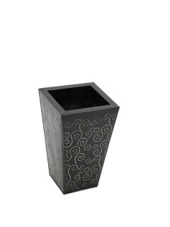 Flower pot, patterned, 31cm