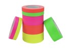 Stagetape Gaffa Tape 50mm x 25m neongelb UV-aktiv