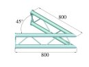 Alutruss Bisystem PV-19 2-way 45° vertical