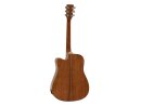 Dimavery JK-500 Western guitar, Cutaway, nature