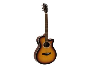 Dimavery AW-400 Western-Gitarre, sunburst