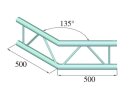 Alutruss Bilock E-GL22 C23-V 2-Way Corner 135°