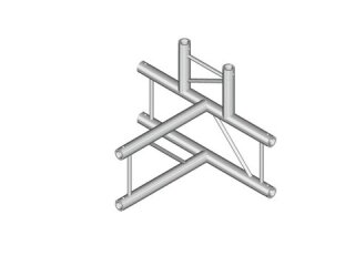 Alutruss Bilock E-GL22 T42-V 4-Way Corner 90°