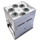 JB Systems ACCU Color, 6x 10 Watt RGBWA-LED, weiss