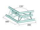 Alutruss Decolock DQ3-PAC22 2-Way Corner 120°