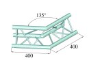 Alutruss Decolock DQ3-PAC23 2-Weg Ecke 135°