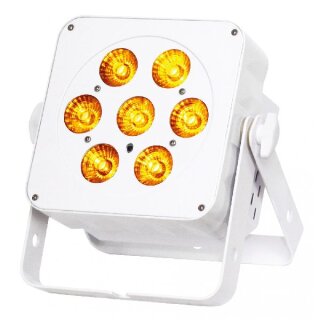 JB Systems LED Plano 7FC-WHITE, LED-Scheinwerfer, 7x 8-Watt LED, RGBW