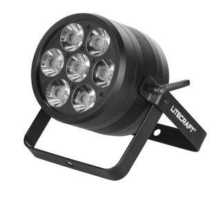 Litecraft BeamX.7, RGBW, 10°, DMX 512, XLR 5pol, powerCON In/Out, schwarz eloxiert