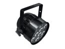 Eurolite LED PAR-56 HCL Short schwarz, 9x 10 Watt HCL-LED, RGBAWUV