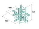 Alutruss Decolock DQ3-PAT51 5-Weg Ecke Abgang unten