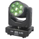 Showtec Shark Zoom Wash One, LED-Moving-Head, Washlight, 7x 10 Watt RGBW-LED