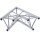 Litecraft Truss LT33 C19, 2-Weg Winkel 45°, inkl. Verbindersatz