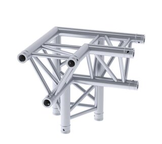 Litecraft Truss LT33 C33, 3-Weg Winkel 90° rechts, Spitze unten, inkl. Verbindersatz