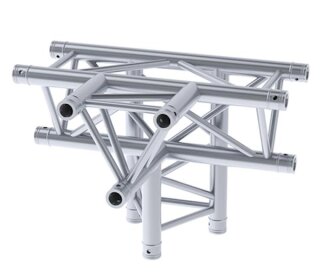 Litecraft Truss LT33 C42, 4-Weg T-Stück, Spitze unten, inkl. Verbindersatz