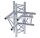 Litecraft Truss LT33 C44, 4-Weg Winkel rechts, inkl. Verbindersatz