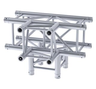 Litecraft Truss LT34 C40L, 4-Weg T-Stück, 710mm, inkl. Verbindersatz