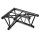 Litecraft Truss LT33B C20, 2-Weg Winkel 60°, in RAL9005 schwarz matt, inkl. Verbindersatz