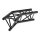 Litecraft Truss LT33B C23, 2-Weg Winkel 135°, in RAL9005 schwarz matt, inkl. Verbindersatz