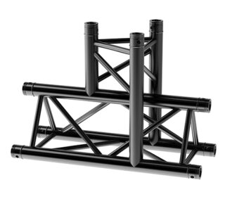 Litecraft Truss LT33B C38, 3-Weg T-Stück in RAL9005, schwarz matt, inkl. Verbindersatz