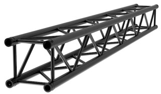 Litecraft Truss LT34B 025, 4-Punkt Traverse 0,25m, in RAL9005 schwarz matt, inkl. Verbindersatz