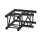 Litecraft Truss LT34B C21, 2-Weg Winkel 90°, in RAL9005 schwarz matt, inkl. Verbindersatz