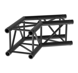 Litecraft Truss LT34B C22, 2-Weg Winkel 120°, in RAL9005 schwarz matt, inkl. Verbindersatz