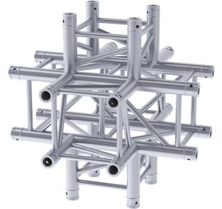 Litecraft Truss LT34P C61, 6-Weg Kreuz-Stück, 710mm, inkl. Verbindersatz