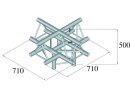 Alutruss Trilock 6082AC-52 5-Way Piece /\