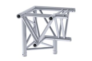 Litecraft Truss LT43 C34, 3-Weg Winkel 90° links, Spitze oben, inkl. Verbindersatz