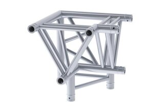 Litecraft Truss LT43 HD3 C33, 3-Weg Winkel 90° links, Spitze unten, inkl. Verbindersatz