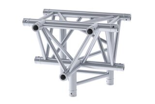 Litecraft Truss LT43 HD3 C42, 4-Weg T-Stück, Spitze oben, inkl. Verbindersatz