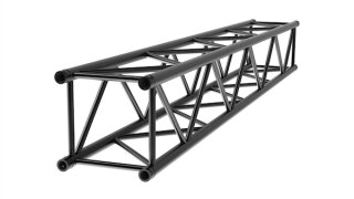 Litecraft Truss LT44B HD3 050, 4-Punkt Traverse 0,50m, in RAL9005 schwarz matt, inkl. Verbindersatz